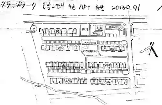 입암주공2단지 배치도 이미지